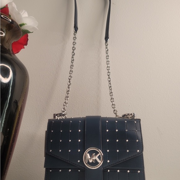 Michael Kors Greenwich Stud Small Convertible Crossbody Bag